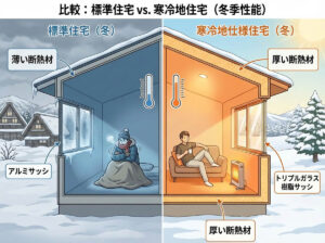 長野の家はなぜ寒い？寒冷地仕様との違い3つと凍結深度
