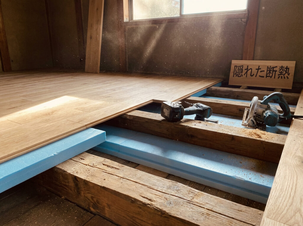 古民家の「床」DIY、素人がやって大丈夫？張り替え費用と、信州で絶対外せない「断熱」の罠