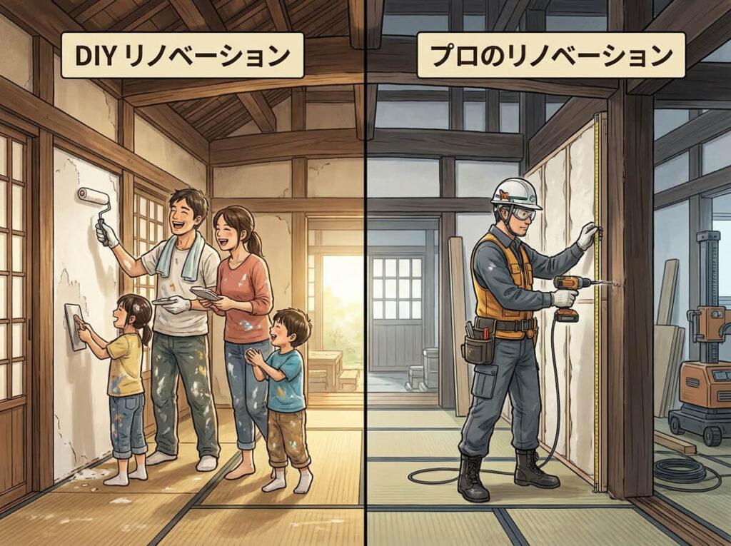 古民家再生の「DIY」はどこまで可能？素人がやるべき作業と、プロに任せるべき「一線」