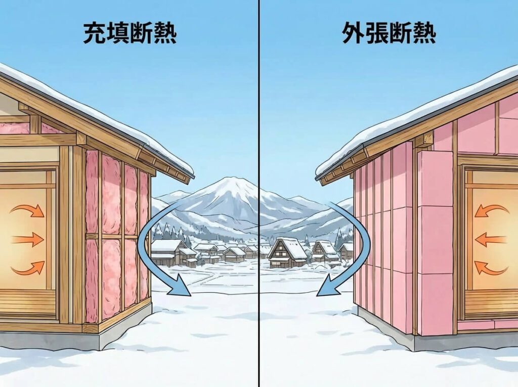 長野の冬を制する「壁・天井」断熱リフォーム。安さの「充填」か、最強の「外張り」か？プロが教える選び方