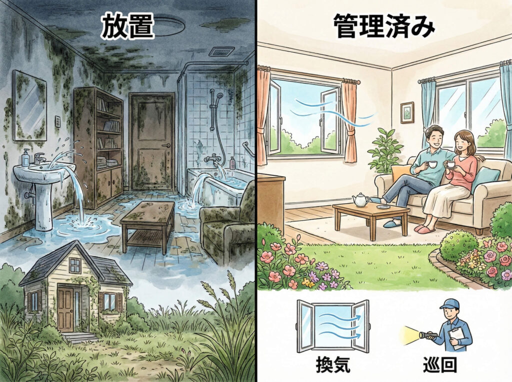 なぜ「別荘管理」が必要？オーナー不在時に起こる3大トラブル事例と、資産を守るための解決策