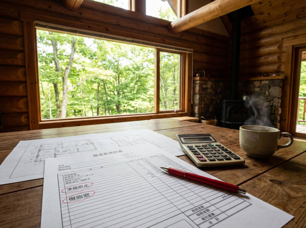 別荘リフォーム（寒冷地）の見積もりで確認すべきポイント｜「都会とは違う」必須項目と、手抜きを防ぐチェックリスト