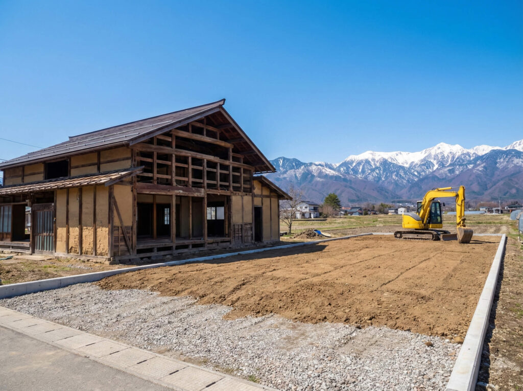 【長野県】空き家解体の費用相場は？更地で固定資産税が上がるリスクと賢い選択